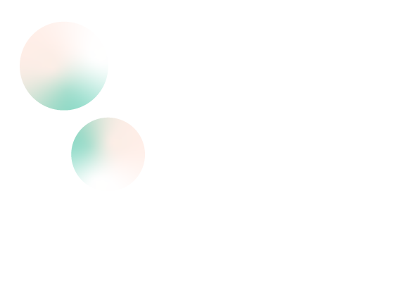 Decorative gradient circle