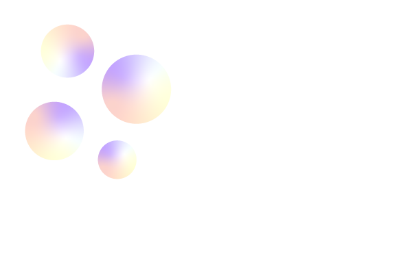 Decorative gradient circle